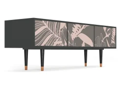Sale Mueble de TV - 170х59х48 cm - T4 - Issabelline Flower, Antracite Cinza antracite