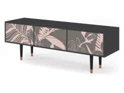 Sale Mueble de TV - 170х59х48 cm - T4 - Issabelline Flower, Antracite Cinza antracite