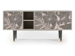 Móvel De Tv| Mueble de TV - 150х69х41 cm - T5 - Issabelline Flower, Areia Bege