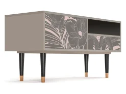Mueble de TV - 115х59х48 cm - T3 - Issabelline Flower, Areia^ Móvel De Tv