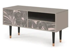 Mueble de TV - 115х59х48 cm - T3 - Issabelline Flower, Areia^ Móvel De Tv