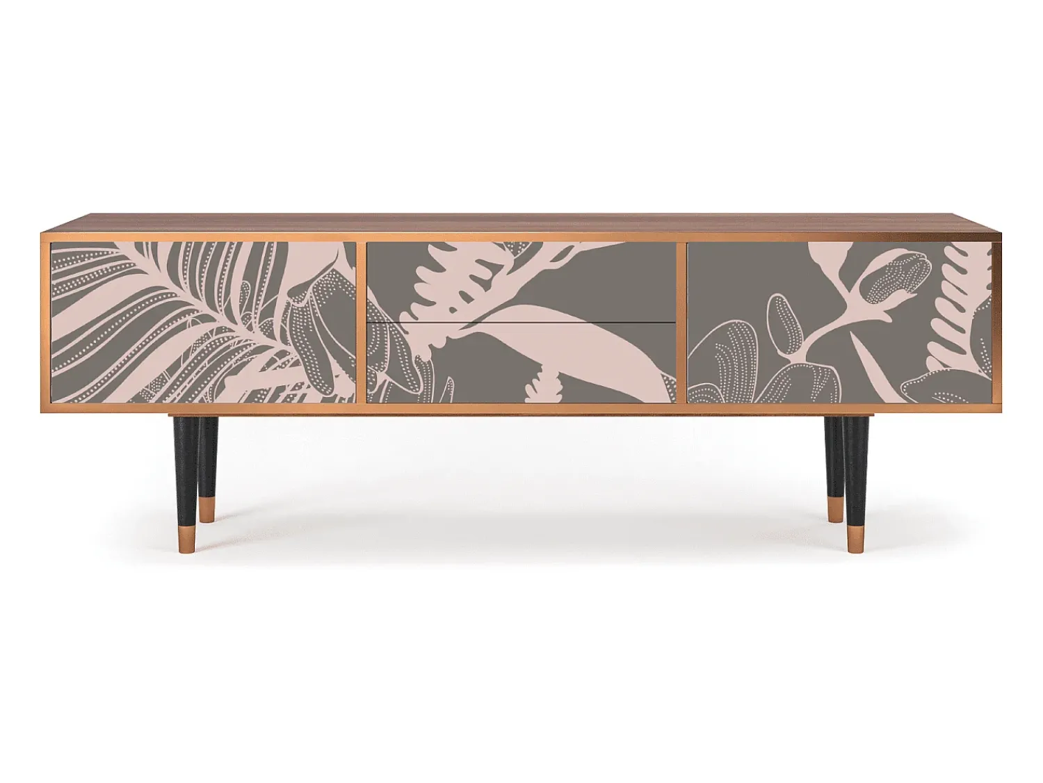 Best Mueble de TV - 170х59х48 cm - T4 - Issabelline Flower, Nogueira Castanho