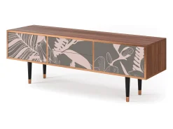 Best Mueble de TV - 170х59х48 cm - T4 - Issabelline Flower, Nogueira Castanho