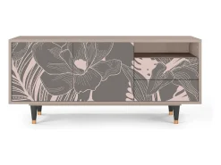 Mueble de TV - 125х56х41 cm - T7 - Issabelline Flower, Latte^ Móvel De Tv