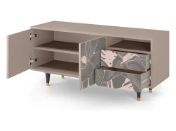 Mueble de TV - 125х56х41 cm - T7 - Issabelline Flower, Latte^ Móvel De Tv