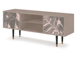 Móvel De Tv* Mueble de TV - 170х69х48 cm - T2 - Issabelline Flower, Latte Bege