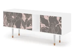 Mueble de TV - 170х69х48 cm - T1 - Issabelline Flower, Branco^ Móvel De Tv