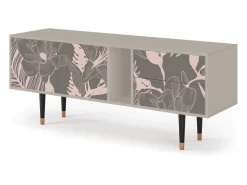 Móvel De Tv* Mueble de TV - 170х69х48 cm - T1 - Issabelline Flower, Areia Bege