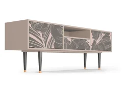 Discount Mueble de TV - 170х59х41 cm - T6 - Issabelline Flower, Latte Bege