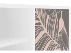 Móvel De Tv* Mueble de TV - 170х69х48 cm - T2 - Issabelline Flower, Branco Bege