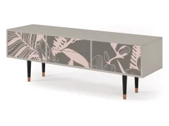 Móvel De Tv* Mueble de TV - 170х59х48 cm - T4 - Issabelline Flower, Areia Bege