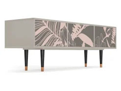 Móvel De Tv* Mueble de TV - 170х59х48 cm - T4 - Issabelline Flower, Areia Bege