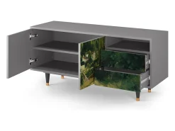 Mueble de TV - 125х56х41 cm - T7 - Jalais Hill by Pissarro, Cinza^ Móvel De Tv