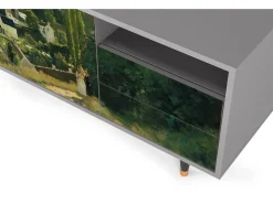 Mueble de TV - 125х56х41 cm - T7 - Jalais Hill by Pissarro, Cinza^ Móvel De Tv