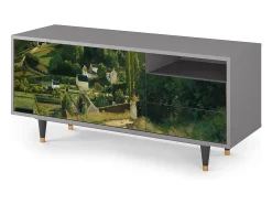 Mueble de TV - 125х56х41 cm - T7 - Jalais Hill by Pissarro, Cinza^ Móvel De Tv