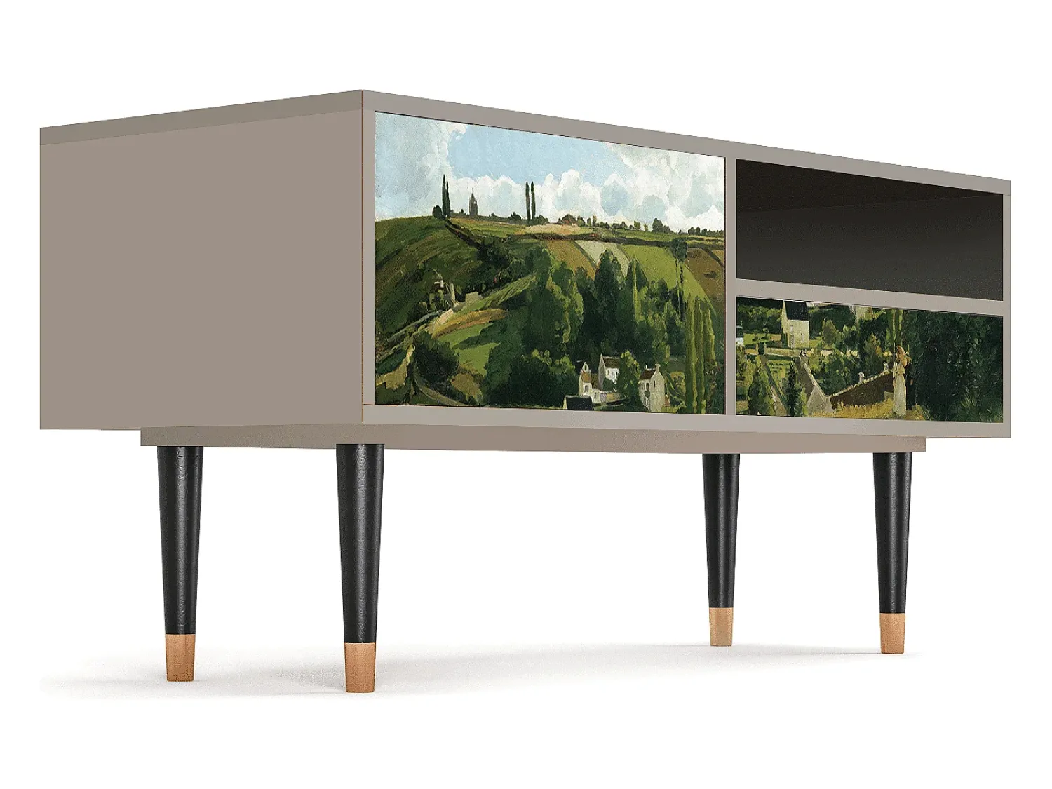 New Mueble de TV - 115х59х48 cm - T3 - Jalais Hill by Pissarro, Areia Bege