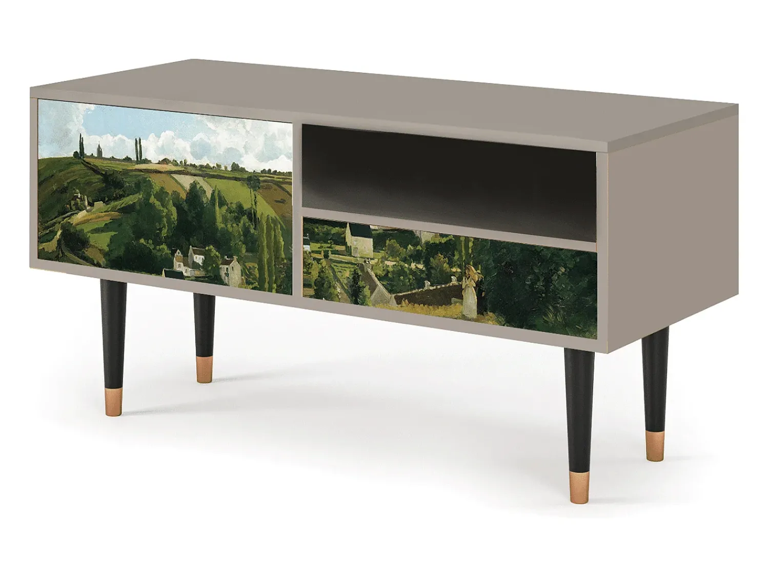 New Mueble de TV - 115х59х48 cm - T3 - Jalais Hill by Pissarro, Areia Bege