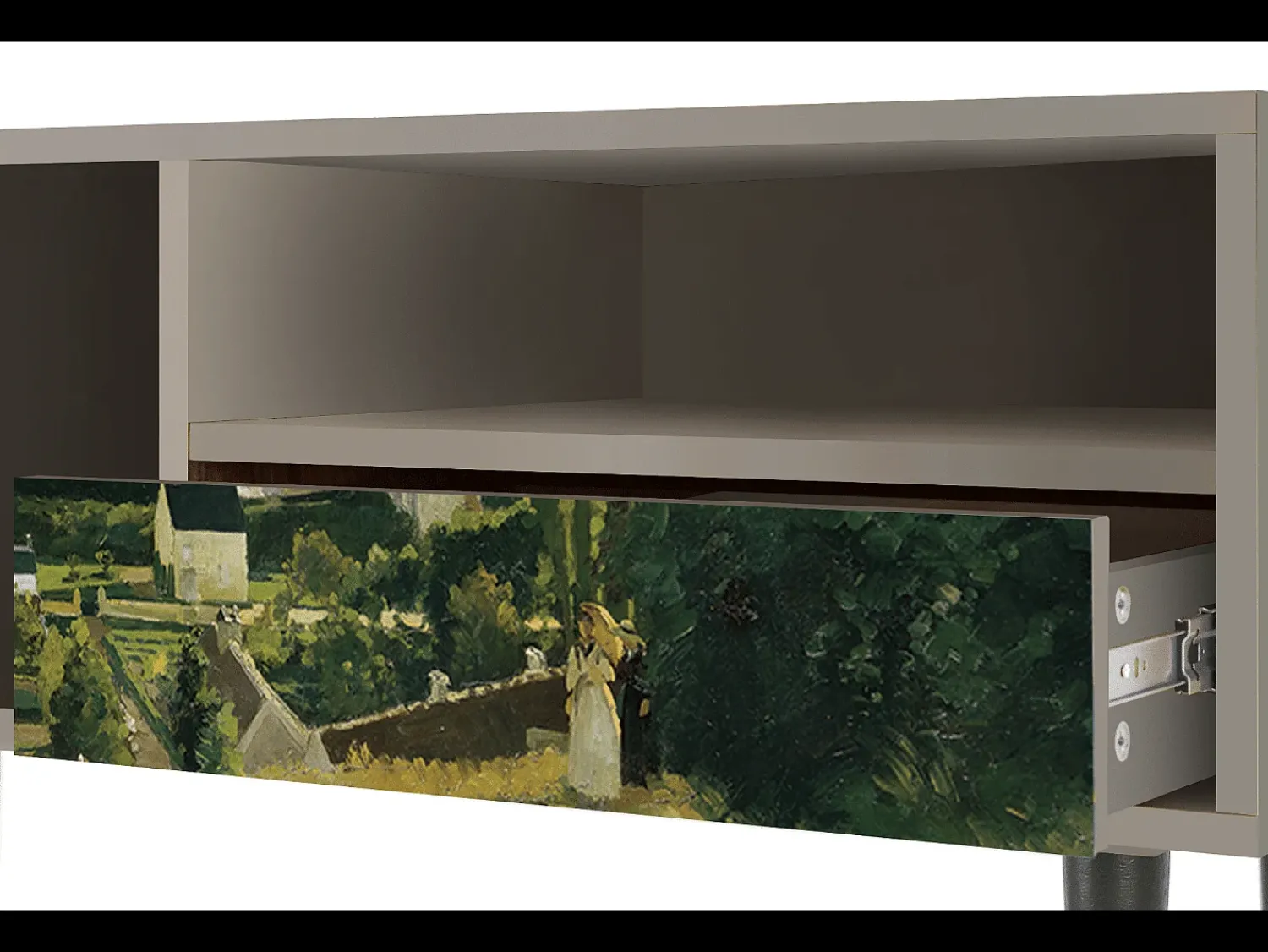 New Mueble de TV - 115х59х48 cm - T3 - Jalais Hill by Pissarro, Areia Bege