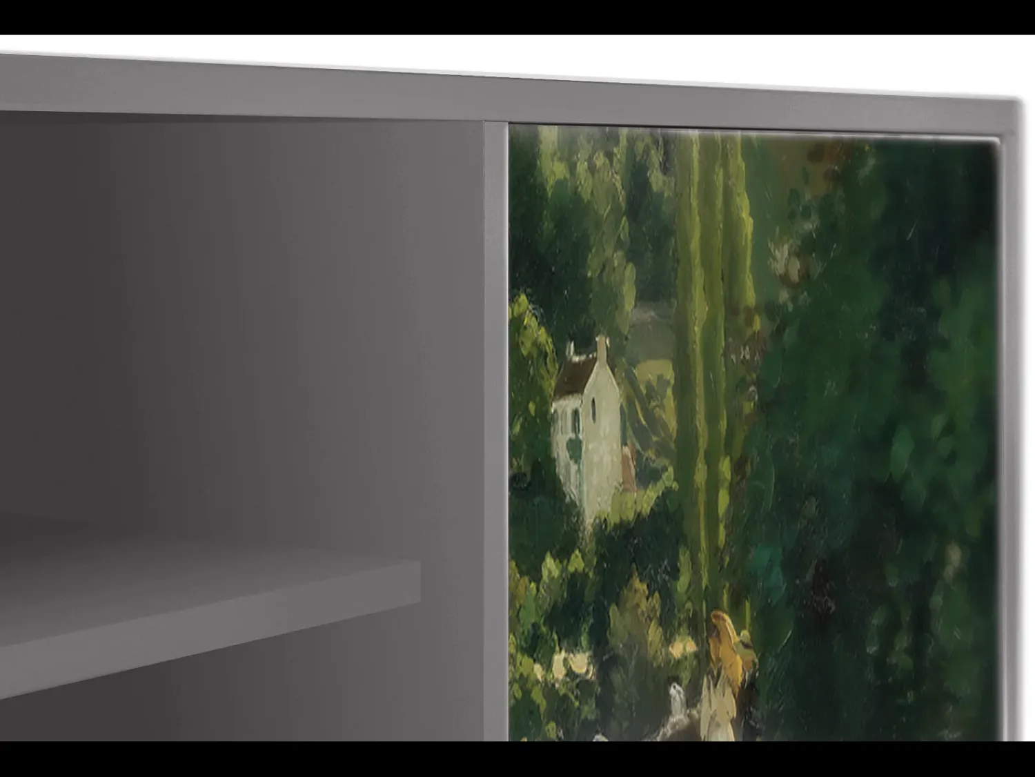 Móvel De Tv* Mueble de TV - 170х69х48 cm - T2 - Jalais Hill by Pissarro, Cinza Cinzento