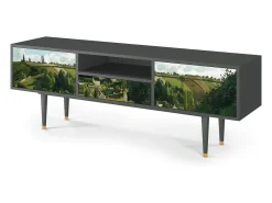 Móvel De Tv* Mueble de TV - 170х59х41 cm - T6 - Jalais Hill by Pissarro, Antracite Cinza antracite