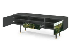 Móvel De Tv* Mueble de TV - 170х59х41 cm - T6 - Jalais Hill by Pissarro, Antracite Cinza antracite