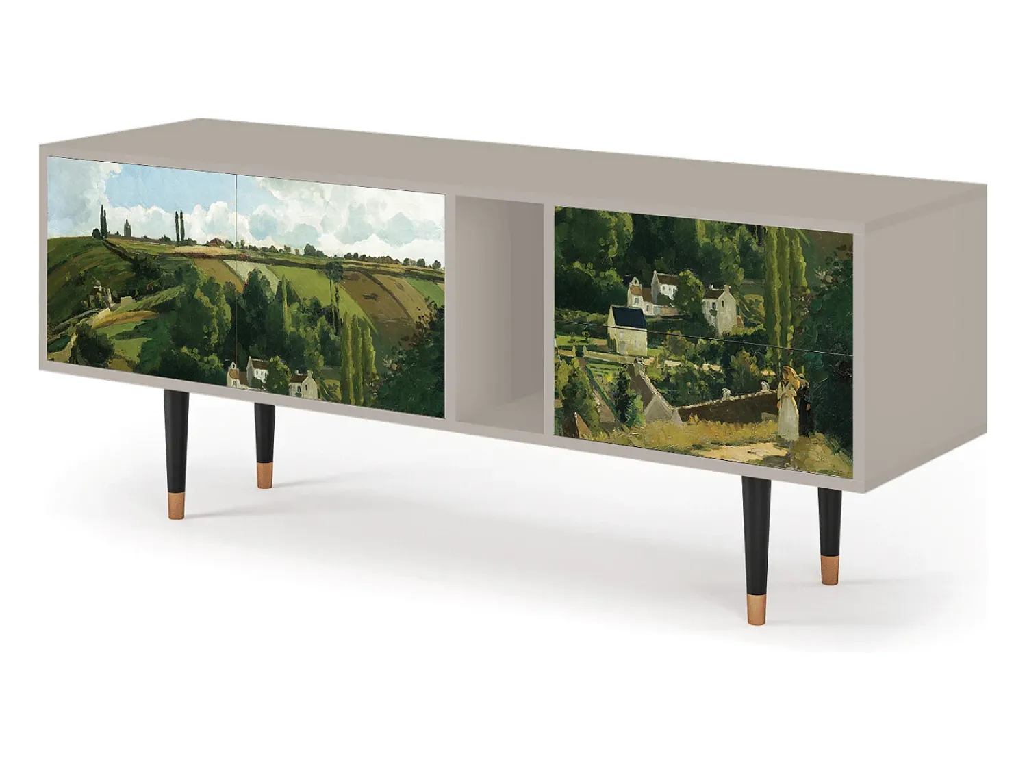 Móvel De Tv* Mueble de TV - 170х69х48 cm - T1 - Jalais Hill by Pissarro, Areia Bege