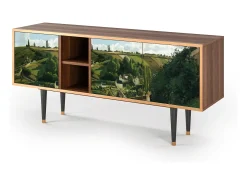 Móvel De Tv* Mueble de TV - 150х69х41 cm - T5 - Jalais Hill by Pissarro, Nogueira Castanho