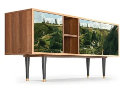 Móvel De Tv* Mueble de TV - 150х69х41 cm - T5 - Jalais Hill by Pissarro, Nogueira Castanho