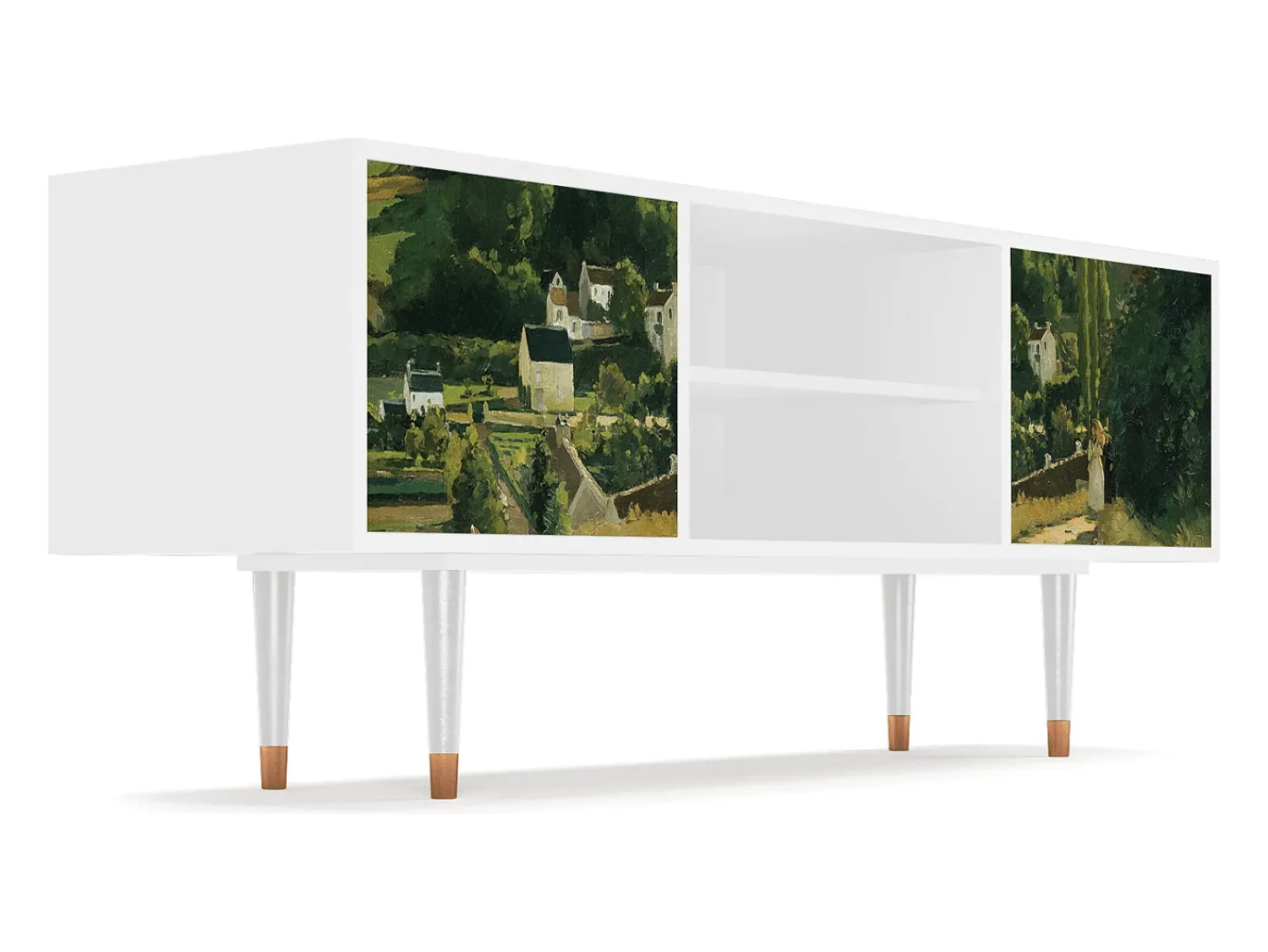 Mueble de TV - 170х69х48 cm - T2 - Jalais Hill by Pissarro, Branco^ Móvel De Tv