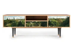 Móvel De Tv* Mueble de TV - 170х59х41 cm - T6 - Jalais Hill by Pissarro, Nogueira Castanho