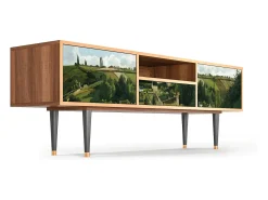 Móvel De Tv* Mueble de TV - 170х59х41 cm - T6 - Jalais Hill by Pissarro, Nogueira Castanho