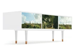 Online Mueble de TV - 170х59х48 cm - T4 - Jalais Hill by Pissarro, Branco Bege