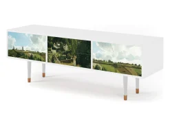 Online Mueble de TV - 170х59х48 cm - T4 - Jalais Hill by Pissarro, Branco Bege