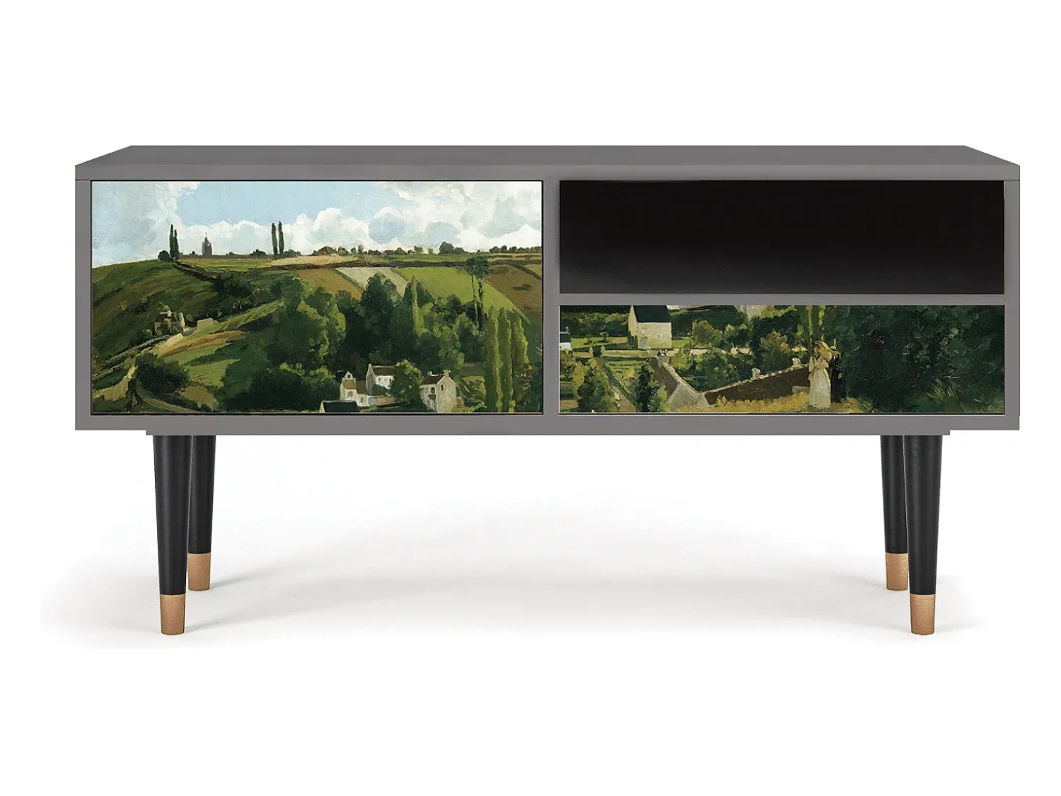 Online Mueble de TV - 115х59х48 cm - T3 - Jalais Hill by Pissarro, Cinza Cinzento