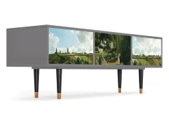 Mueble de TV - 170х59х48 cm - T4 - Jalais Hill by Pissarro, Cinza Cinzento