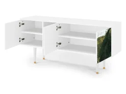 Móvel De Tv* Mueble de TV - 150х69х41 cm - T5 - Jalais Hill by Pissarro, Branco Bege