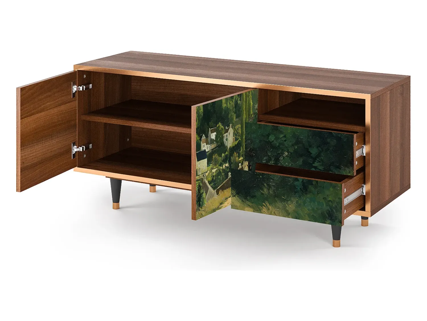 Mueble de TV - 125х56х41 cm - T7 - Jalais Hill by Pissarro, Nogueira^ Móvel De Tv