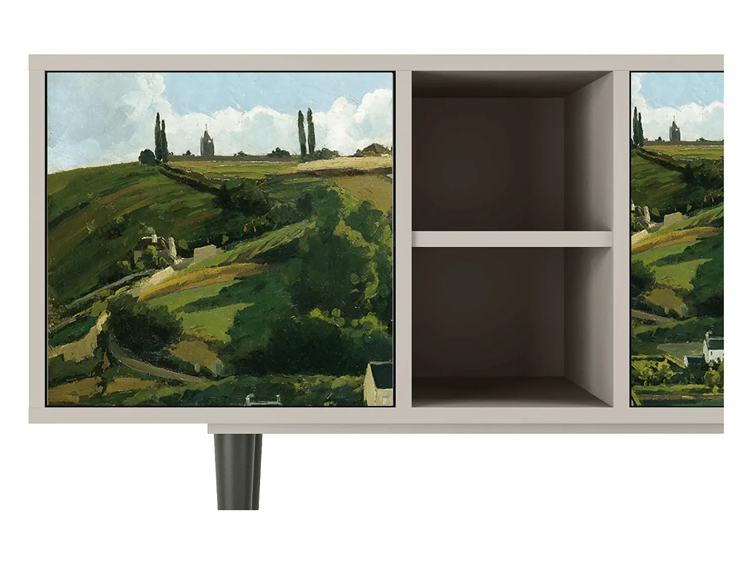 Móvel De Tv* Mueble de TV - 150х69х41 cm - T5 - Jalais Hill by Pissarro, Areia Bege