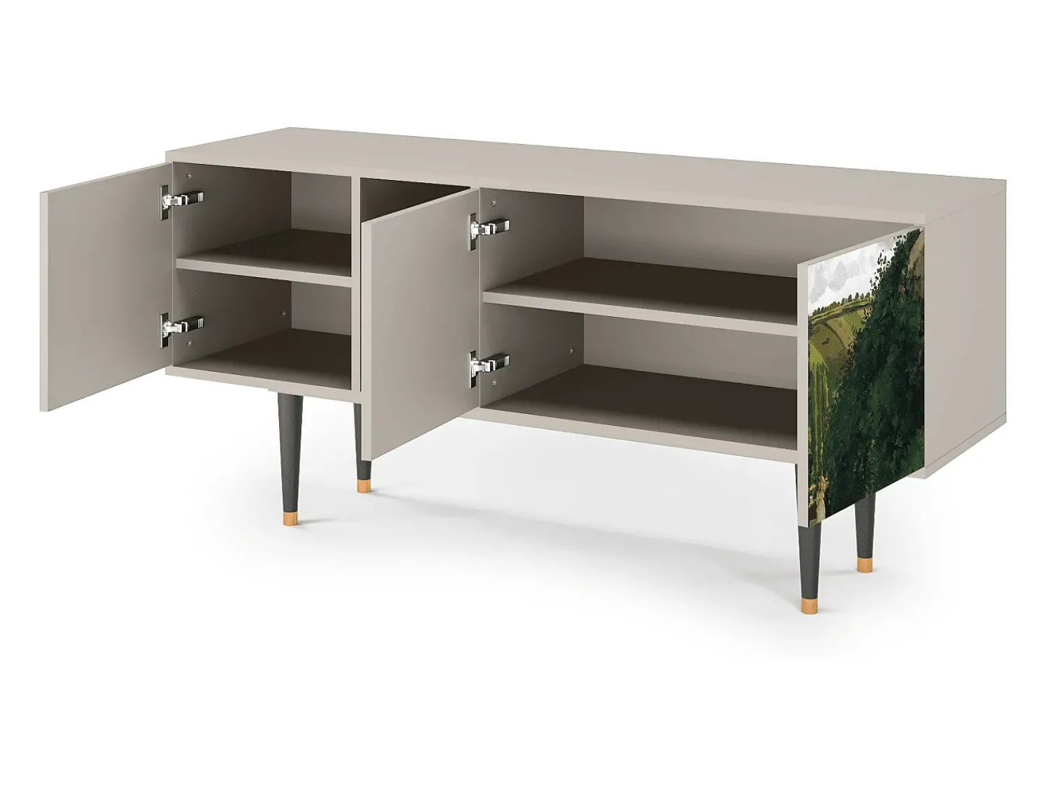 Móvel De Tv* Mueble de TV - 150х69х41 cm - T5 - Jalais Hill by Pissarro, Areia Bege