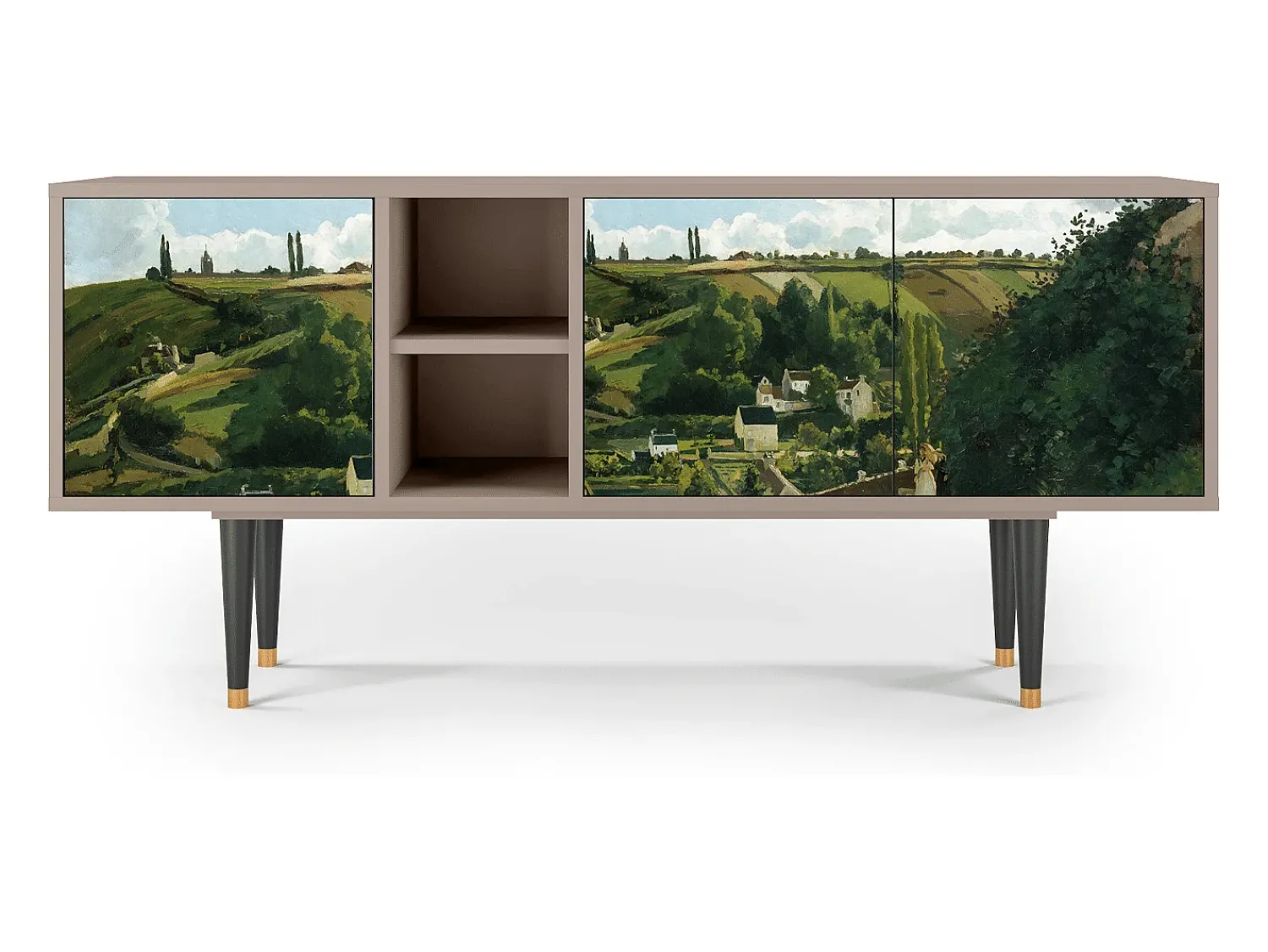 Móvel De Tv* Mueble de TV - 150х69х41 cm - T5 - Jalais Hill by Pissarro, Areia Bege