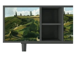 Móvel De Tv| Mueble de TV - 150х69х41 cm - T5 - Jalais Hill by Pissarro, Antracite Cinza antracite