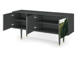Móvel De Tv| Mueble de TV - 150х69х41 cm - T5 - Jalais Hill by Pissarro, Antracite Cinza antracite