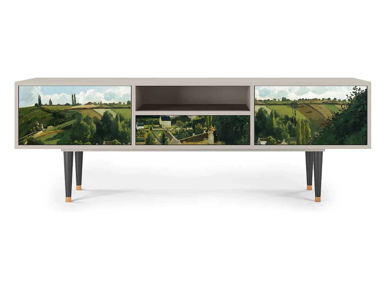 Móvel De Tv* Mueble de TV - 170х59х41 cm - T6 - Jalais Hill by Pissarro, Areia Bege