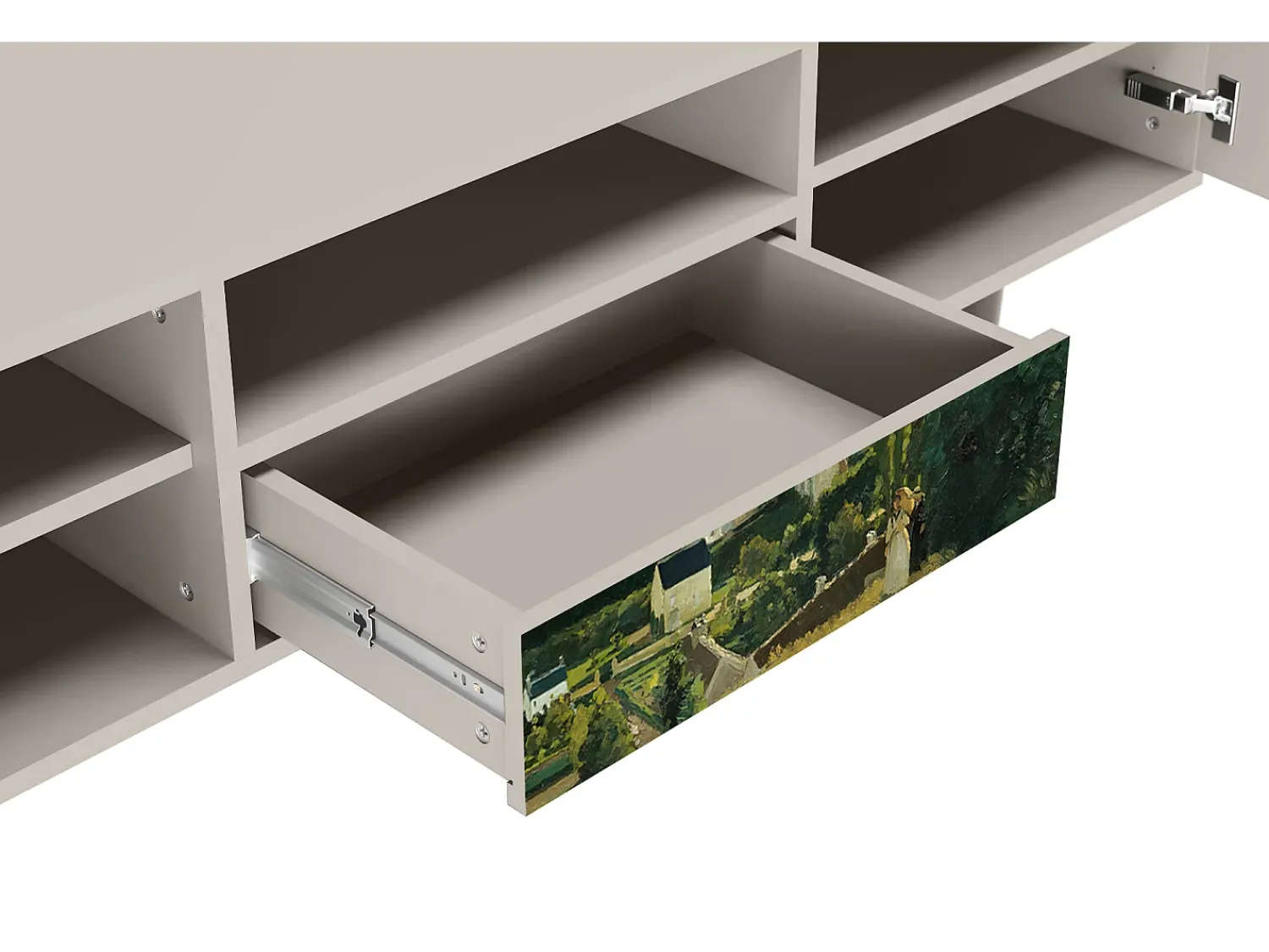 Móvel De Tv* Mueble de TV - 170х59х41 cm - T6 - Jalais Hill by Pissarro, Areia Bege