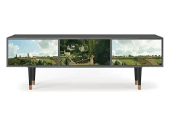 Móvel De Tv* Mueble de TV - 170х59х48 cm - T4 - Jalais Hill by Pissarro, Antracite Cinza antracite