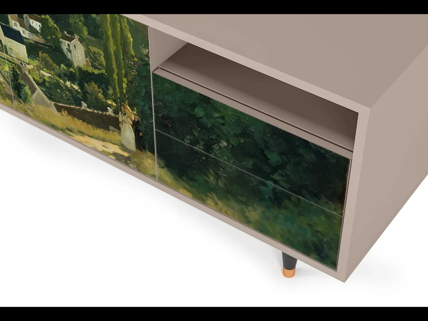 Móvel De Tv| Mueble de TV - 125х56х41 cm - T7 - Jalais Hill by Pissarro, Latte Bege
