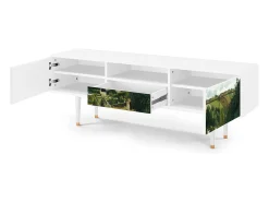 Móvel De Tv* Mueble de TV - 170х59х41 cm - T6 - Jalais Hill by Pissarro, Branco Bege