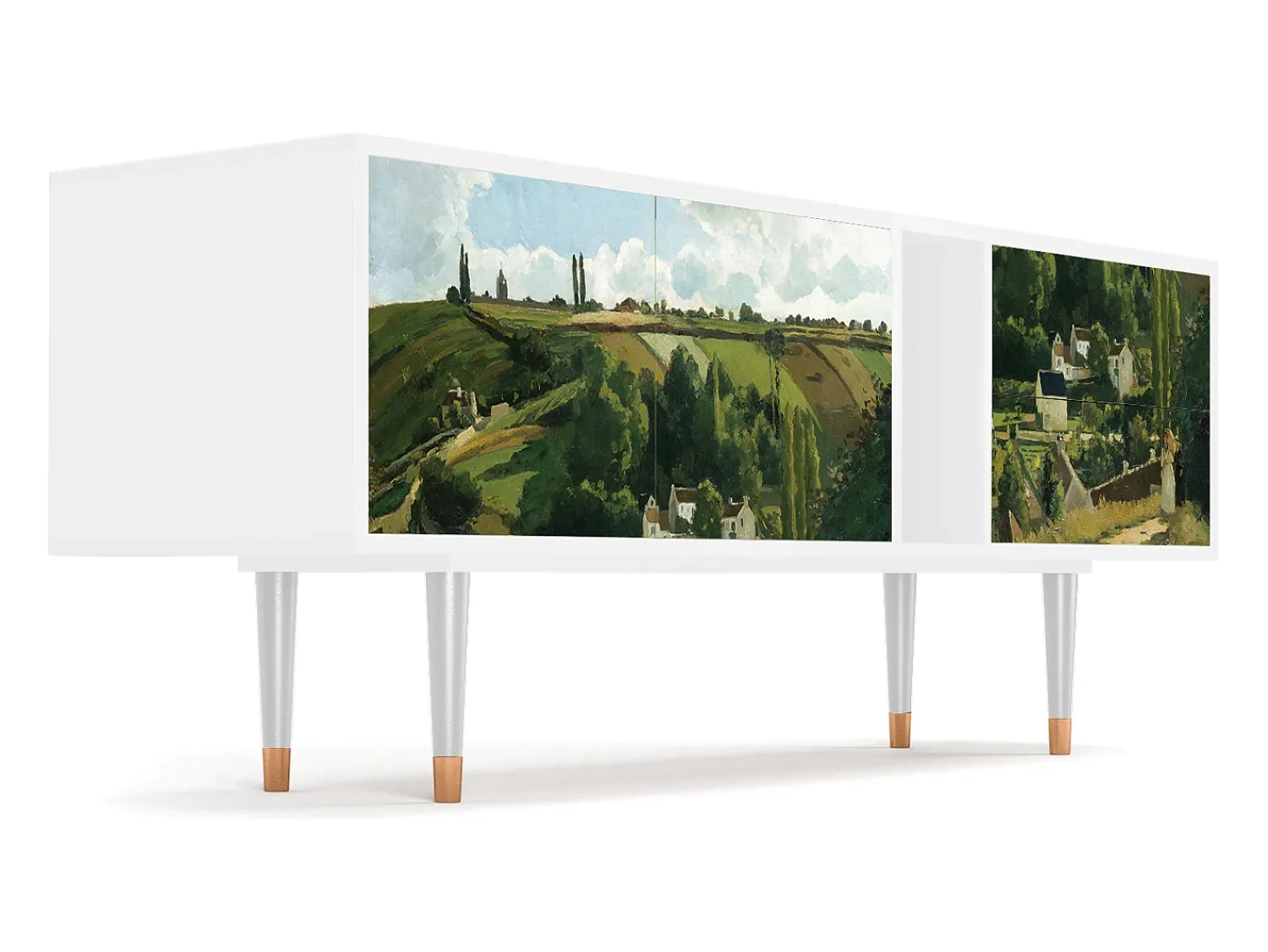 Hot Mueble de TV - 170х69х48 cm - T1 - Jalais Hill by Pissarro, Branco Bege