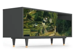 Móvel De Tv| Mueble de TV - 125х56х41 cm - T7 - Jalais Hill by Pissarro, Antracite Cinza antracite