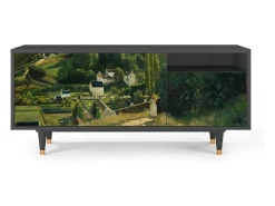 Móvel De Tv| Mueble de TV - 125х56х41 cm - T7 - Jalais Hill by Pissarro, Antracite Cinza antracite